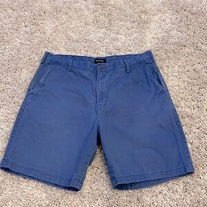 Blue Nautica flat front shorts size 36